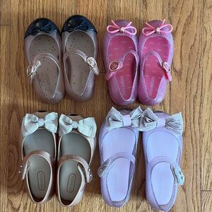 Lot of Mini Melissa Shoes: Little Girls Sizes 7,8,9